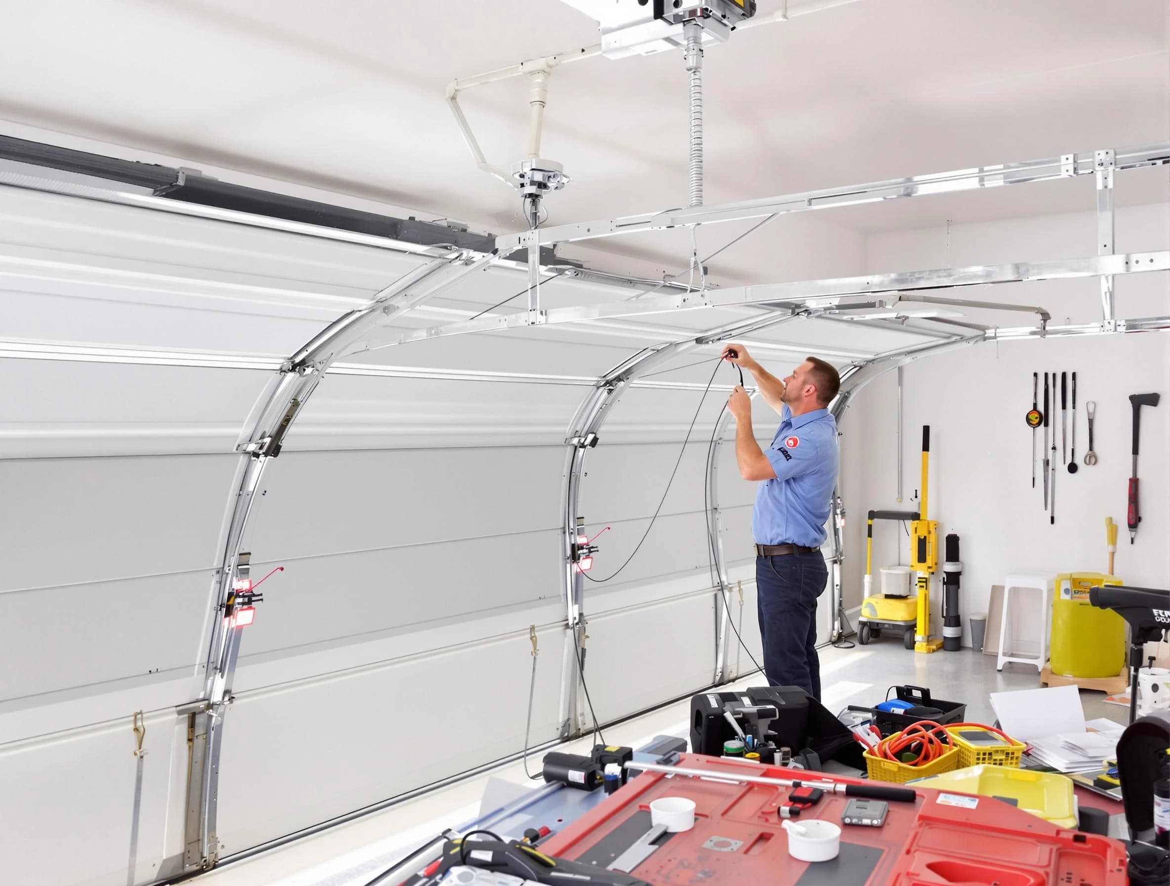 Garage door cable repair service by Edina Garage Door Repair in Edina