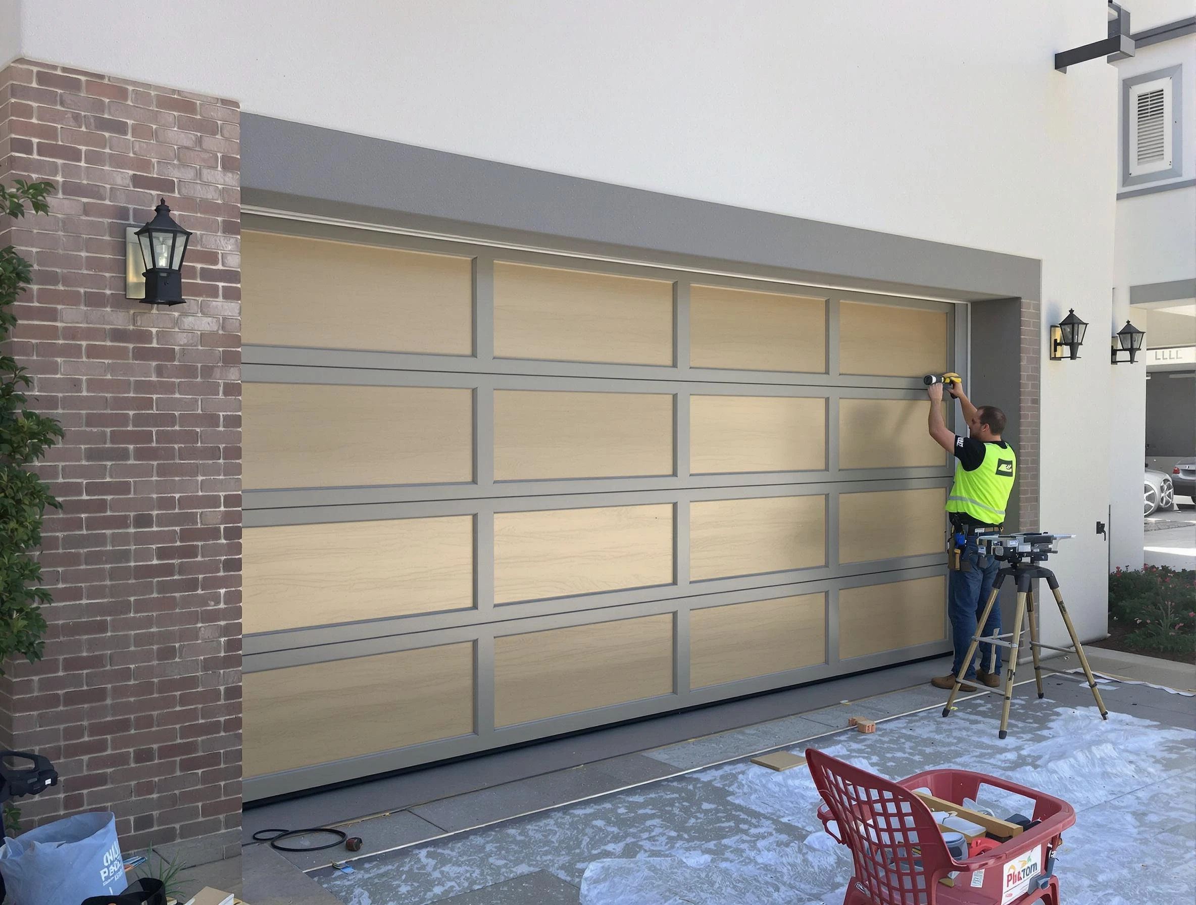 Garage door replacement service by Edina Garage Door Repair in Edina