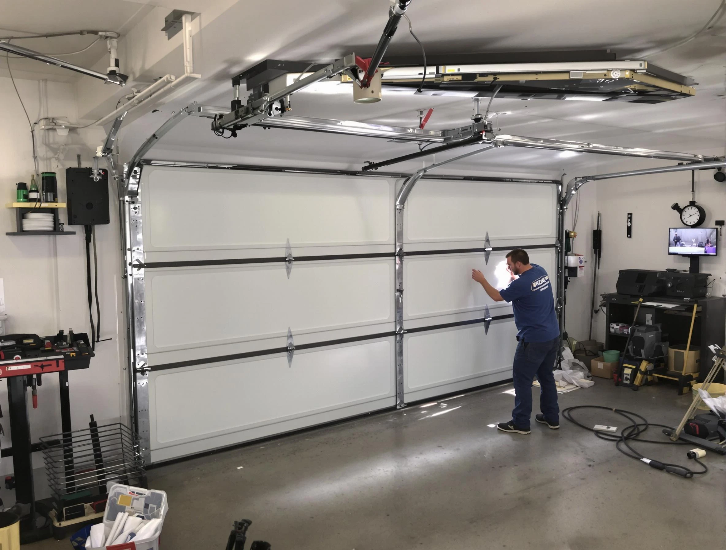 Professional garage door repair service by Edina Garage Door Repair in Edina