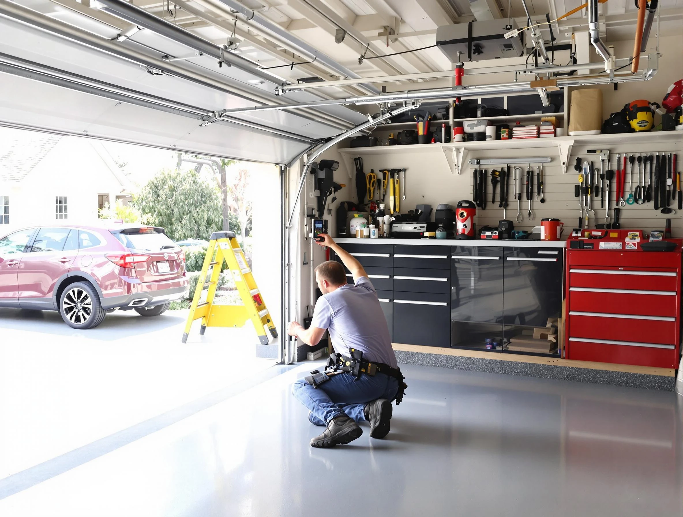 Local garage door repair service by Edina Garage Door Repair in Edina