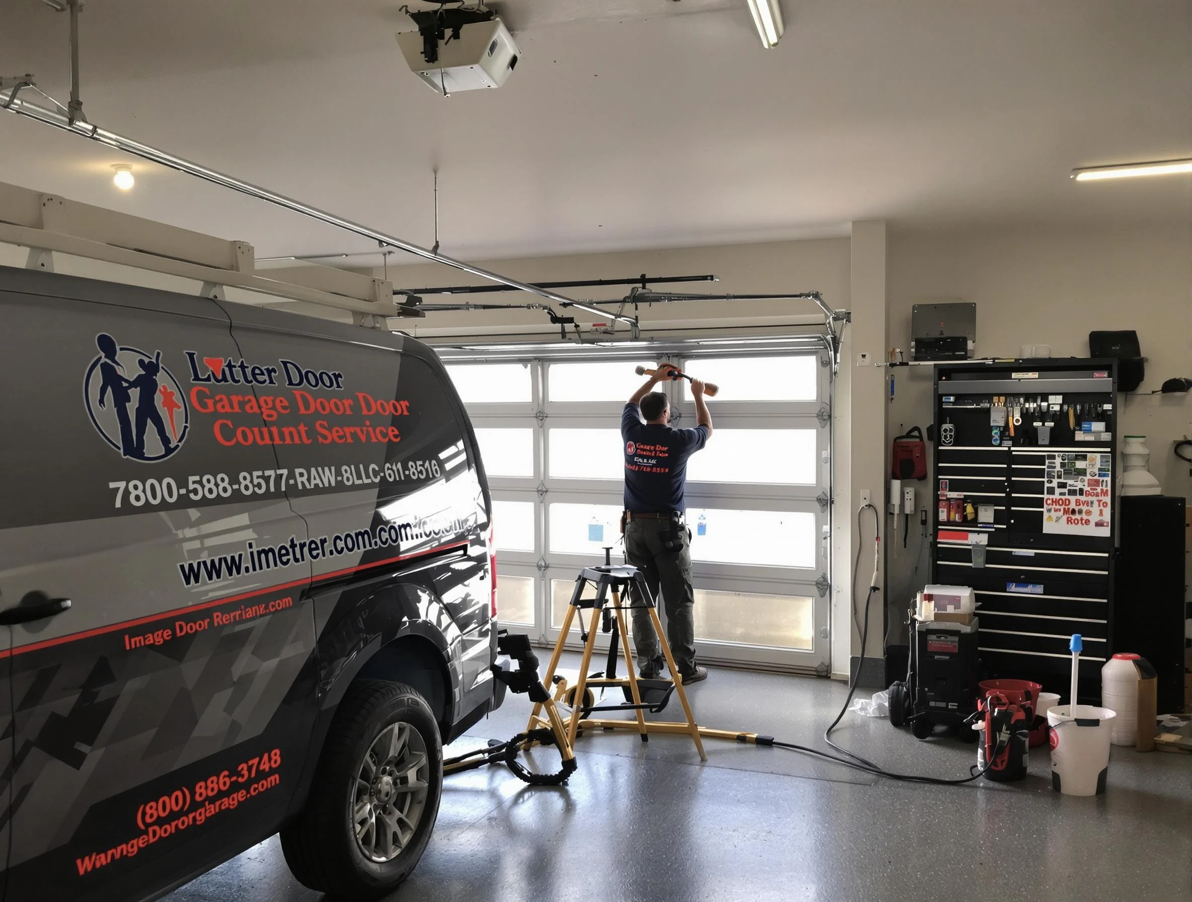 Edina Garage Door Repair rapid response team performing same-day repair in Edina